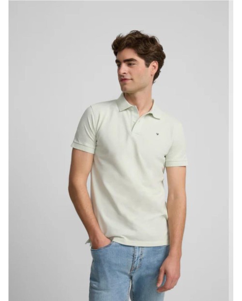 Polo SILBON clasico liso verde claro VERDE CLARO