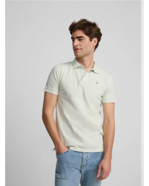 Polo SILBON clasico liso verde claro VERDE CLARO