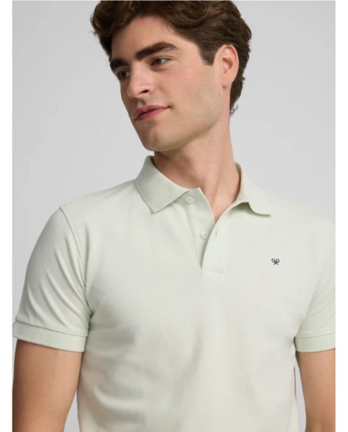 Polo SILBON clasico liso verde claro VERDE CLARO 2