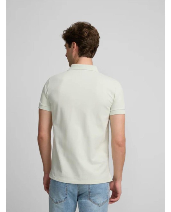 Polo SILBON clasico liso verde claro VERDE CLARO
