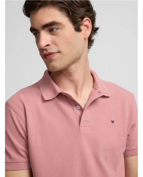 Polo SILBON clasico liso coral CORAL 2