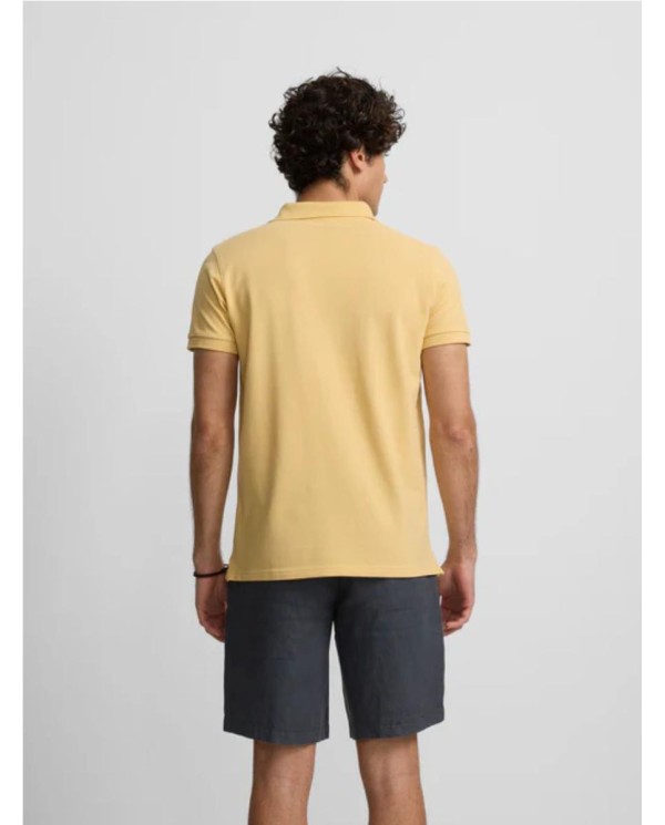 Polo SILBON clasico liso amarillo AMARILLO