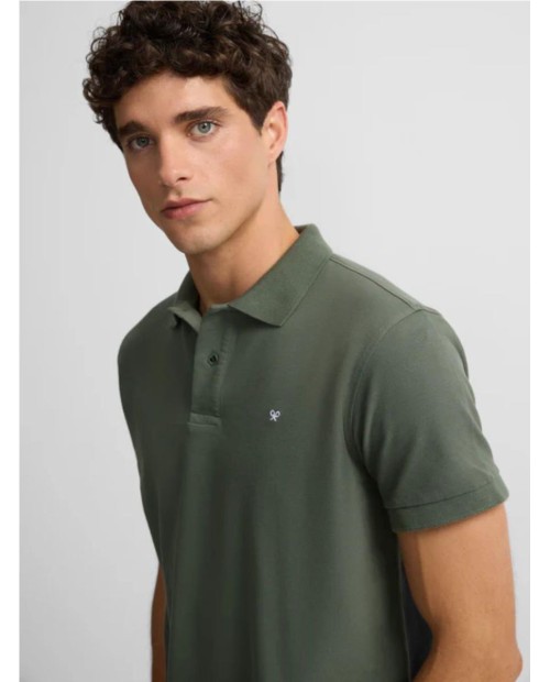 Polo clasico liso khaki KAKI 2