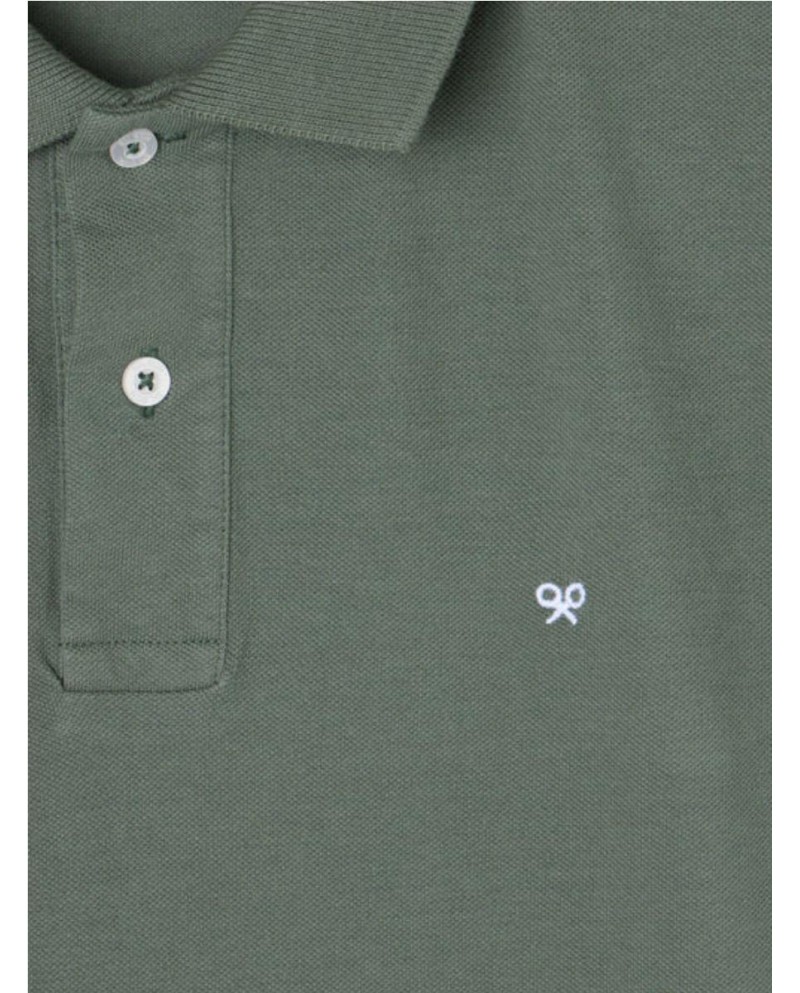 Polo clasico liso khaki KAKI