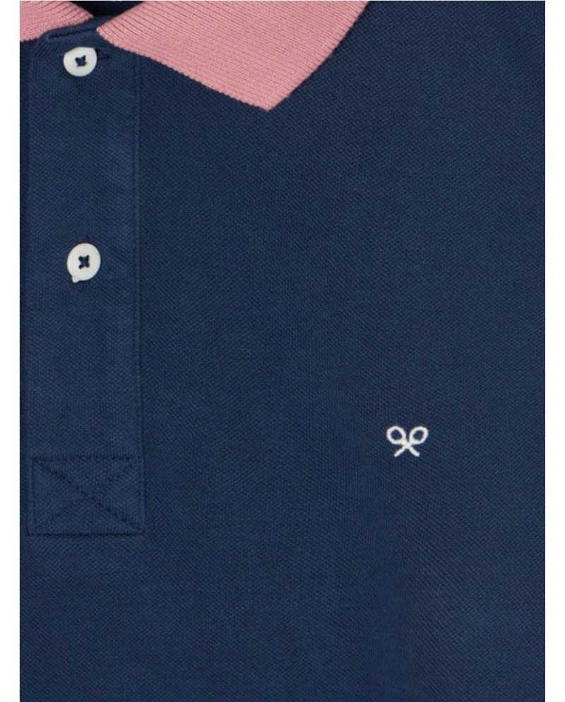 Polo SILBON  mangas fantasia azul...