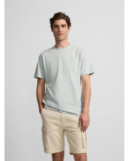 Camiseta  SILBON paradise beach azul VERDE