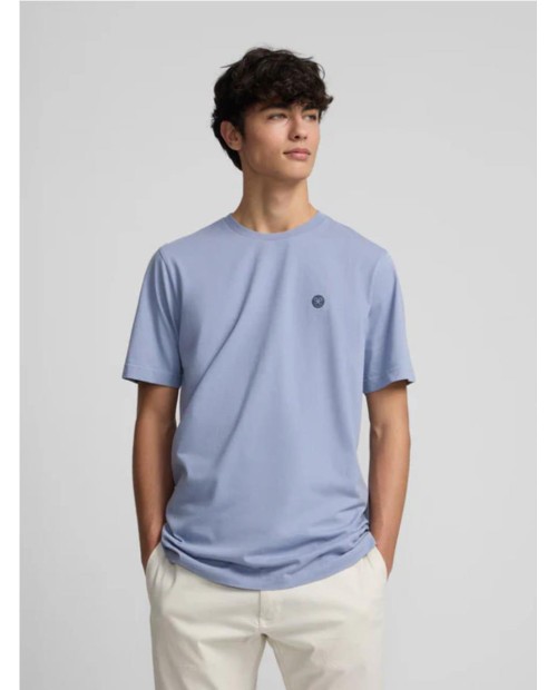 Camiseta SILBON smile big azul medio AZUL