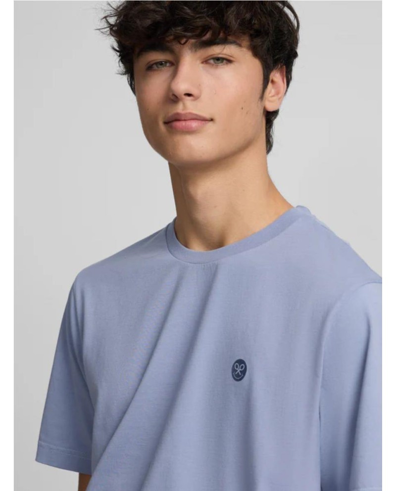 Camiseta SILBON smile big azul medio...