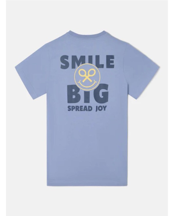 Camiseta SILBON smile big azul medio AZUL