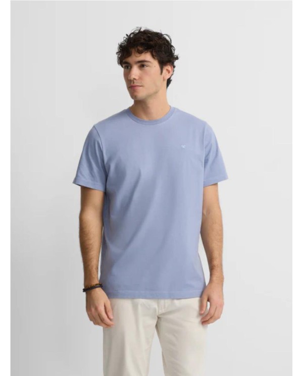 Camiseta SILBON  raqueta etnica trasera azul AZUL