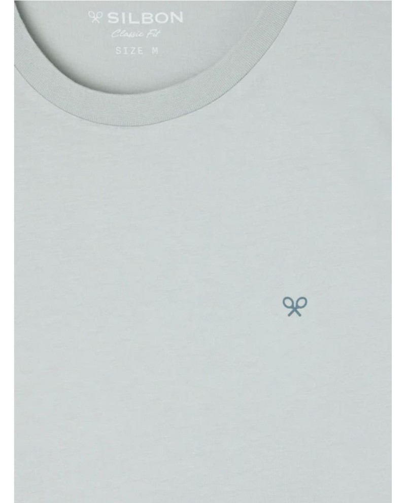 Camiseta  SILBON paradise beach azul...