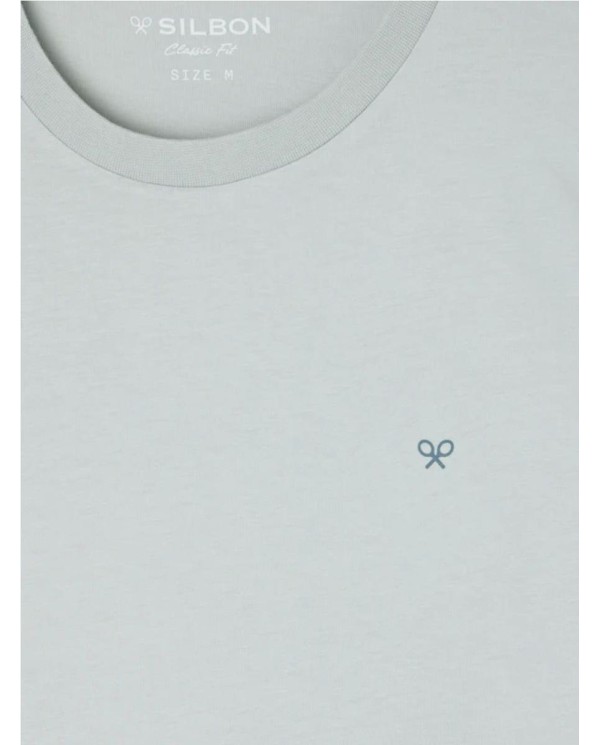 Camiseta  SILBON paradise beach azul VERDE