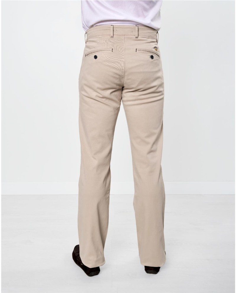 PANTALÓN CHINO BÁSICO GABARDINA...