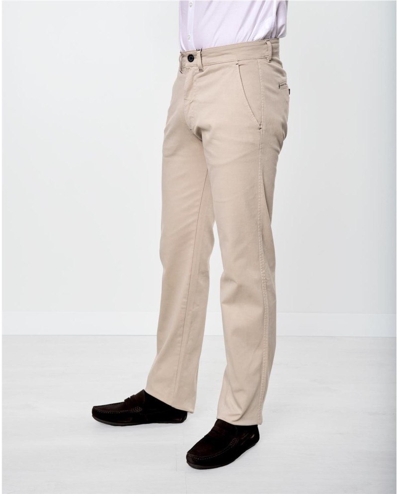 PANTALÓN CHINO BÁSICO GABARDINA...