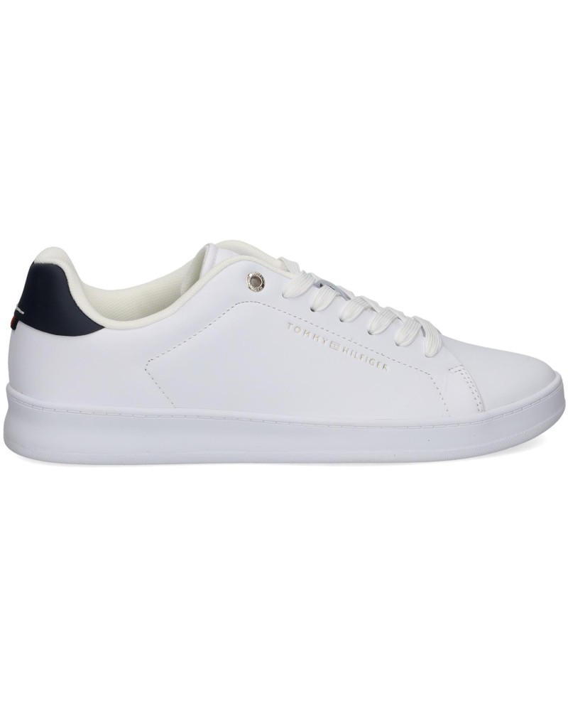 ZAPATILLA BASIC TOMMY HILFIGER PIEL BLANCO