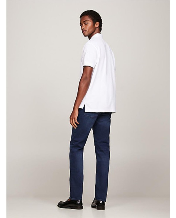 POLO  TOMMY HILFIGER1985 DE CORTE REGULAR CON LOGO BORDADO BLANCO