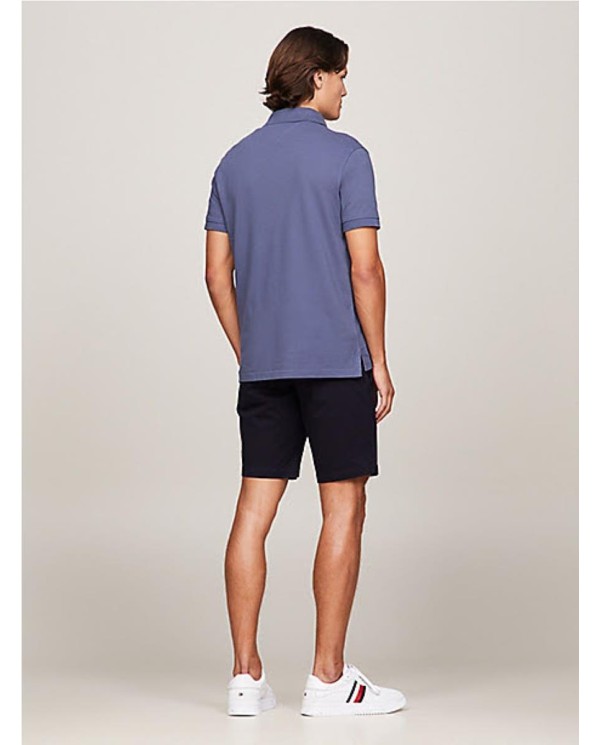 POLO  TOMMY HILFIGER1985 DE CORTE REGULAR CON LOGO BORDADO AZUL