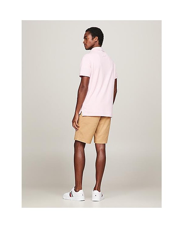 POLO  TOMMY HILFIGER1985 DE CORTE REGULAR CON LOGO BORDADO ROSA