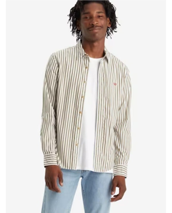 CAMISA LEVIS DE FIT AJUSTADO BATTERY HOUSEMARK VERDE CLARO