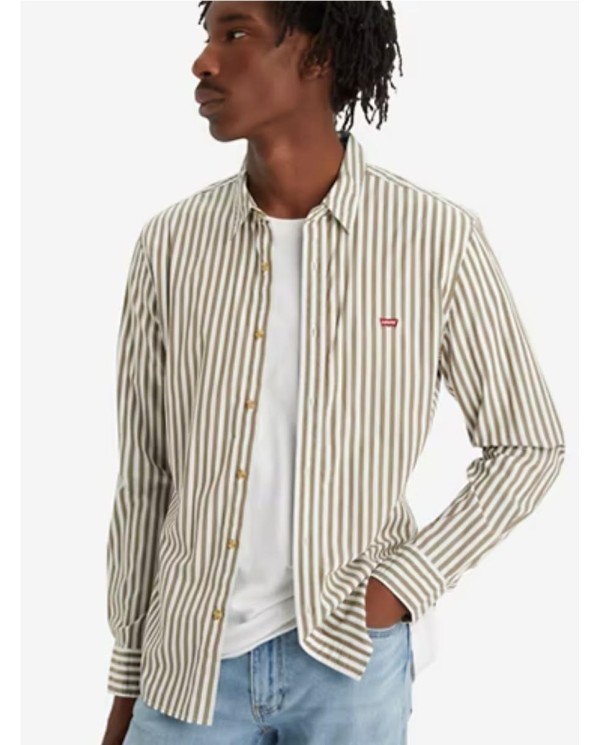 CAMISA LEVIS DE FIT AJUSTADO BATTERY HOUSEMARK VERDE CLARO