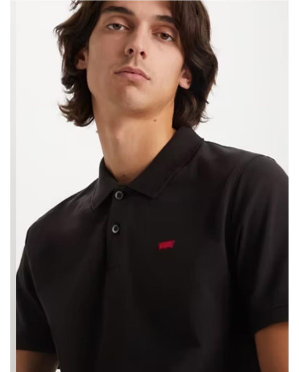POLO LEVI´S  SLIM HOUSEMARK NEGRO
